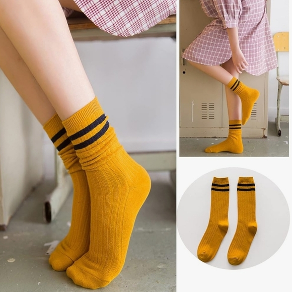 3 for $30 - Retro striped socks (5 pack) - Picture 3 of 3